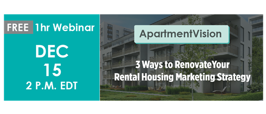 ApartmentVision: 3 Ways to Renovate Your Rental Housing Marketing Strategy