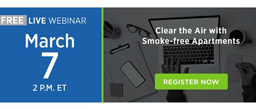 Webinar: Clean the Air with Smoke-free Apartments