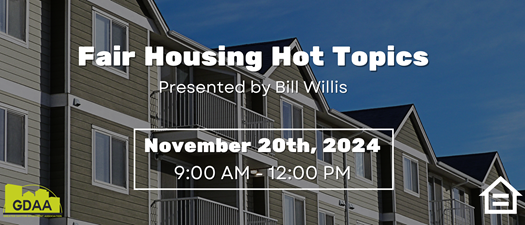 Fair Housing  Hot Topics with Bill Willis