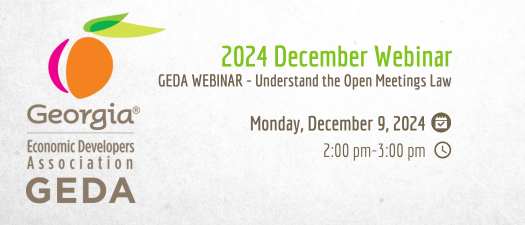 GEDA Webinar - Understand the Open Meetings Law