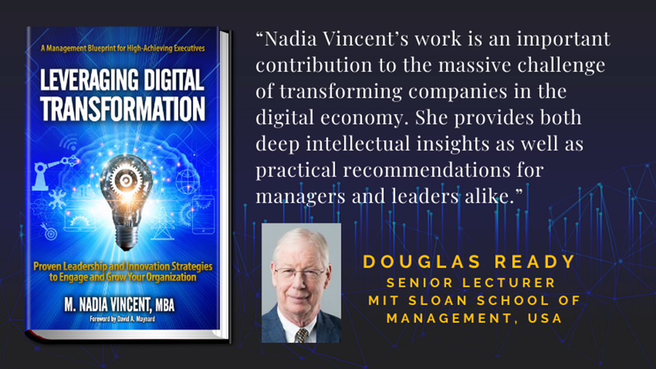 Leveraging Digital Transformation book - MIT Sloan Professor Endorsement