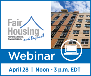 Fair Housing and Beyond Webinar April 30, 2020