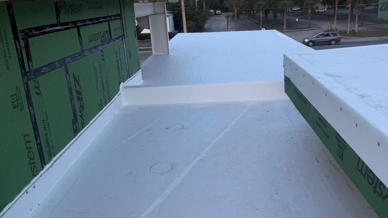 TPO New Construction Roof Installation | Capital City Roofing Alpharetta