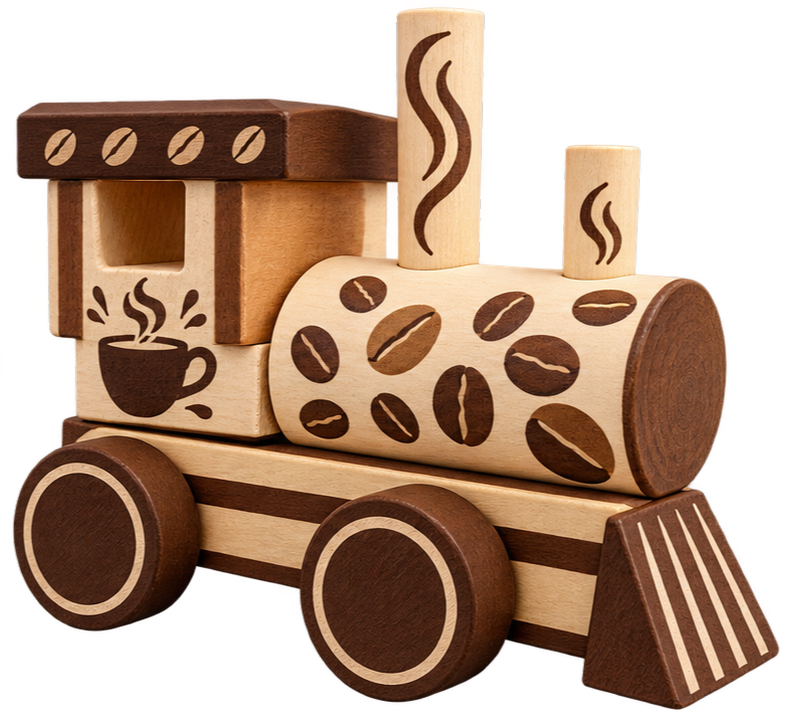 Coffee shop decorated train inspiration