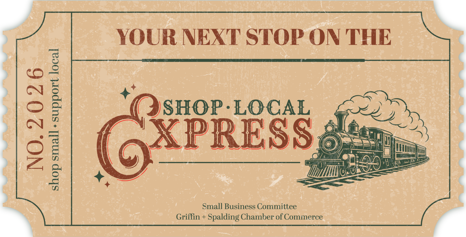 Shop Local Express Golden Ticket