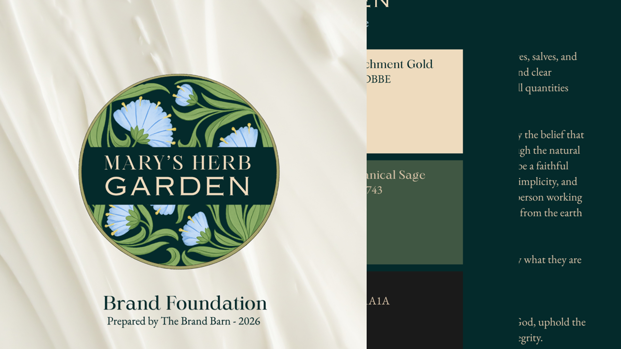 Mary's Herb Garden - Brand Foundation