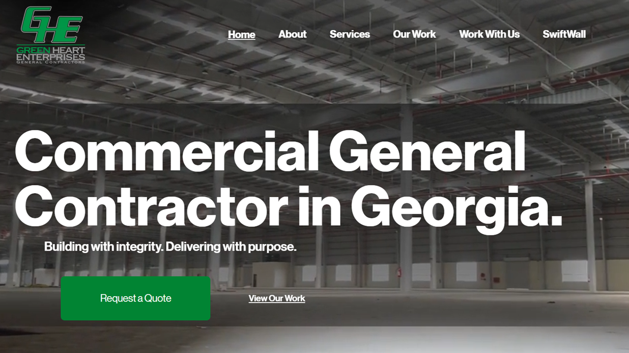 Green Heart Enterprises - Website Build