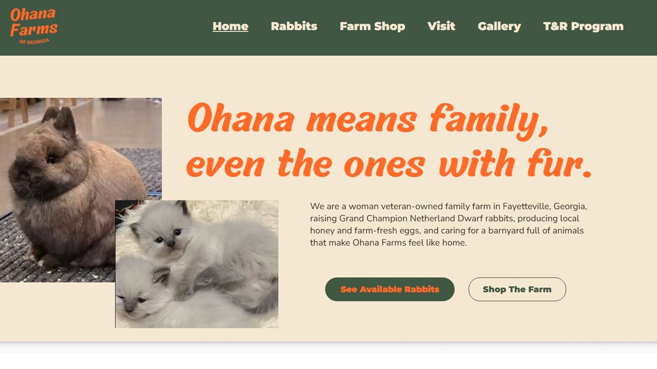 Ohana Farms - Website Build