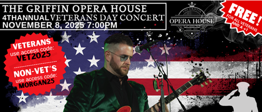 4th Annual FREE VETERANS Concert with Nathan Morgan