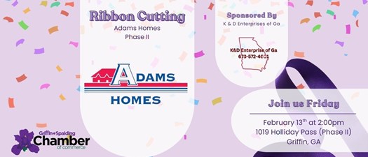 Ribbon Cutting @ Adams Homes Phase II