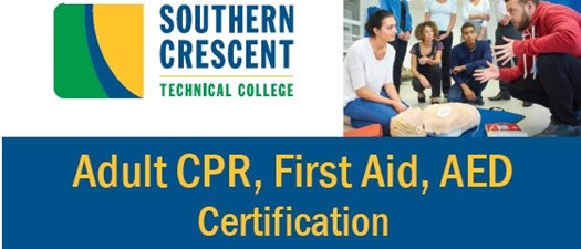 Adult CPR, First Aid and AED Certification