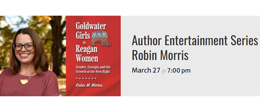 Author Robin Morris at UGA