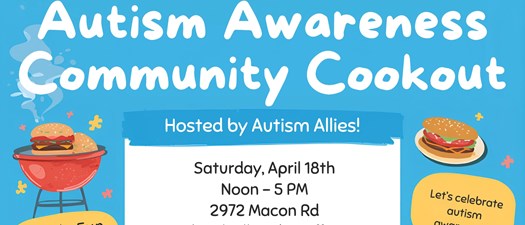 Autism Awareness Community Cookout
