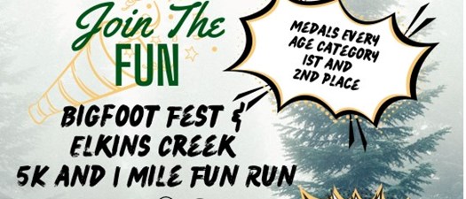 Bigfoot Fest & Elkins Creek 5K Mile Fun Run 2024