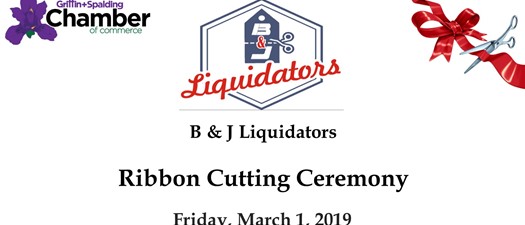 B & J Liquidators Ribbon Cutting