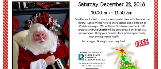 Breakfast with Santa at the Library