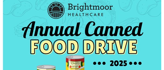 Brightmoor Healthcare Annual Canned Food Drive
