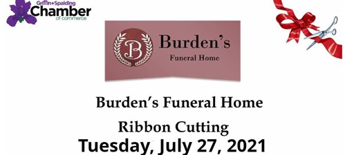 Ribbon Cutting - Burden's Funeral Home