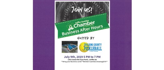 Business After Hours - Spalding County Pickleball Association