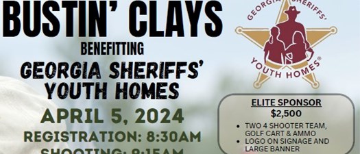 Bustin' Clays Benefitting GA Sheriffs' Youth Homes 2024