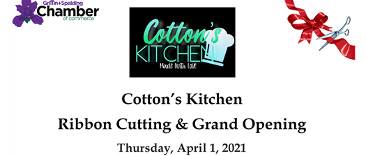 Ribbon Cutting - Cotton's Kitchen