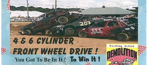 Demolition Derby at the Spalding County Fair