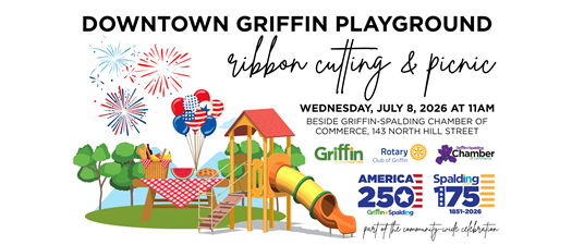 Ribbon Cutting for Downtown Griffin Playground