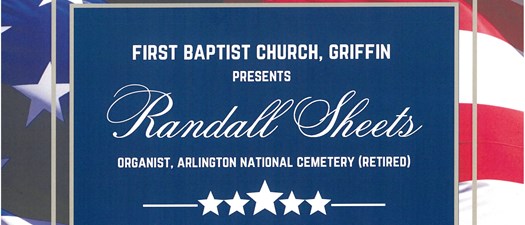 First Baptist Church presents Randall Sheets Organist