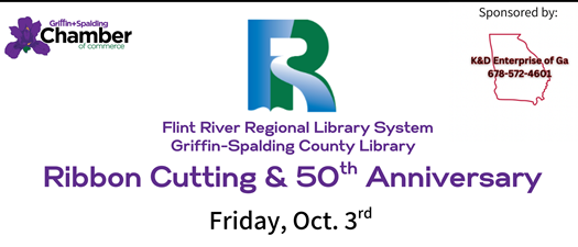 Ribbon Cutting & 50th Anniversary Griffin Spalding County Library