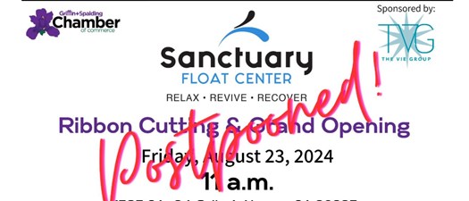 Ribbon Cutting & Grand Opening - Sanctuary Float Center POSTPONED