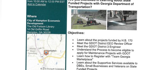 GDOT: District 3 Outreach