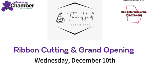 Ribbon Cutting - Hall Coffee