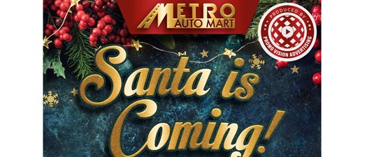 Metro Auto Mart Santa is Coming