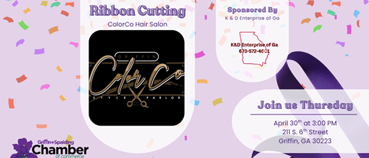 Ribbon Cutting for ColorCo Hair Salon