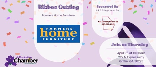 Ribbon Cutting for Farmer's Home Furniture