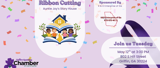 Ribbon Cutting for Auntie Joy's Story House