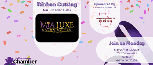 Ribbon Cutting for Mia Luxe Salon Suites