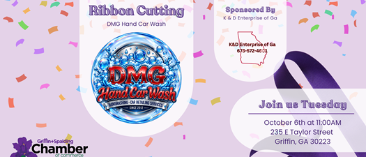 Ribbon Cutting for DMG Hand Car Wash