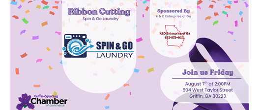 Ribbon Cutting for Spin & Go Laundry
