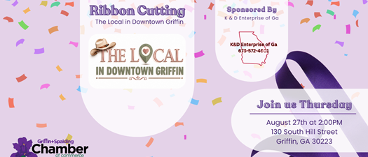 Ribbon Cutting for The Local in Downtown Griffin