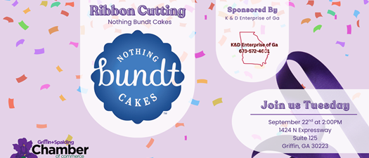Ribbon Cutting for Nothing Bundt Cakes