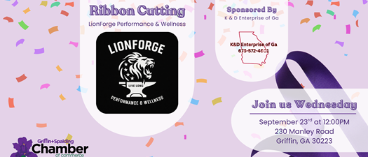 Ribbon Cutting for LionForge Performance & Wellness