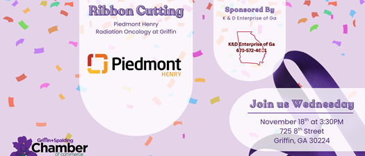 Ribbon Cutting for Piedmont Henry Radiation Oncology at Griffin