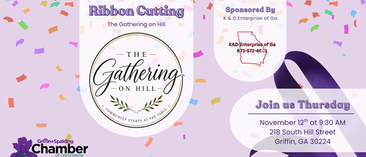 Ribbon Cutting for The Gathering on Hill