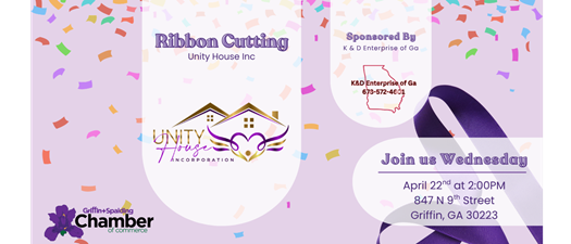 Ribbon Cutting for Unity House Inc