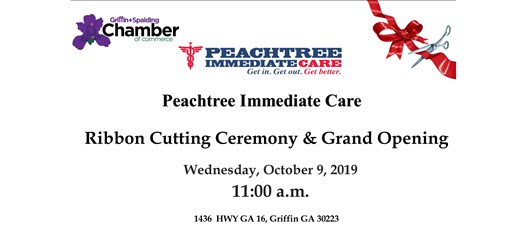 Ribbon Cutting - Peachtree Immediate Care