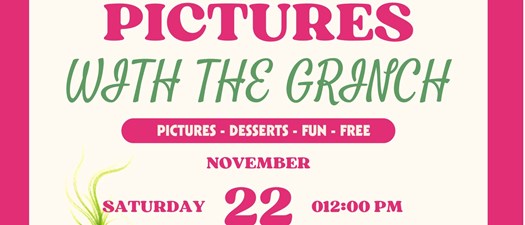 Picture with the Grinch at Smallcakes