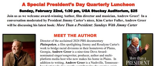 A Special President's Day Quarterly Luncheon