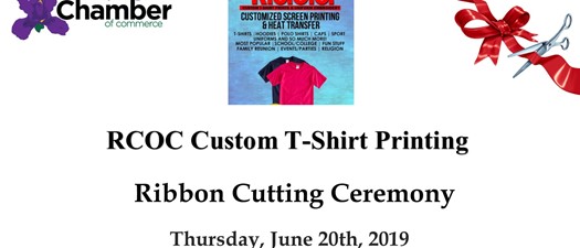 Ribbon Cutting - RCOC Custom T-Shirt Printing