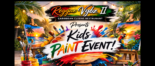 Reggai Vybz Kids Paint Event